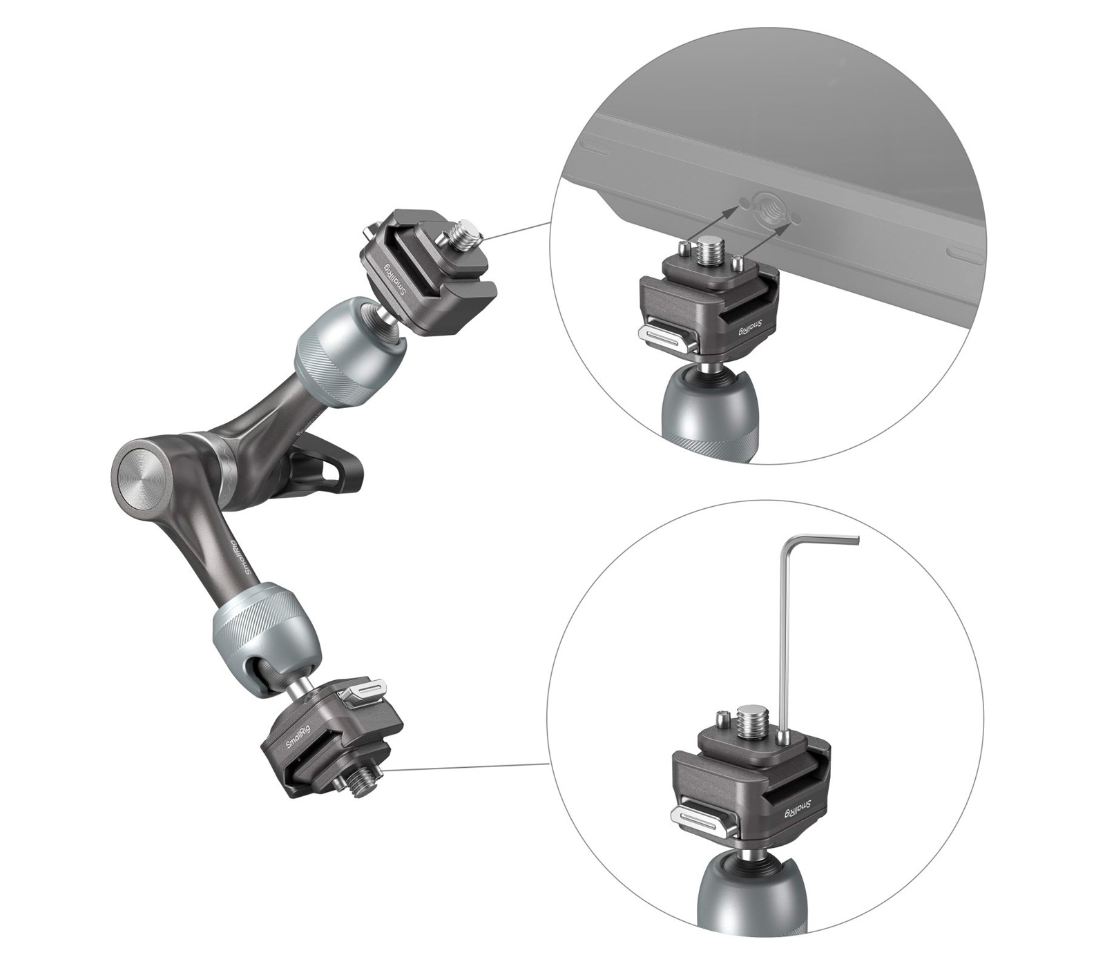 Держатель SmallRig 4490 HawkLock H21 Magic Arm 7"