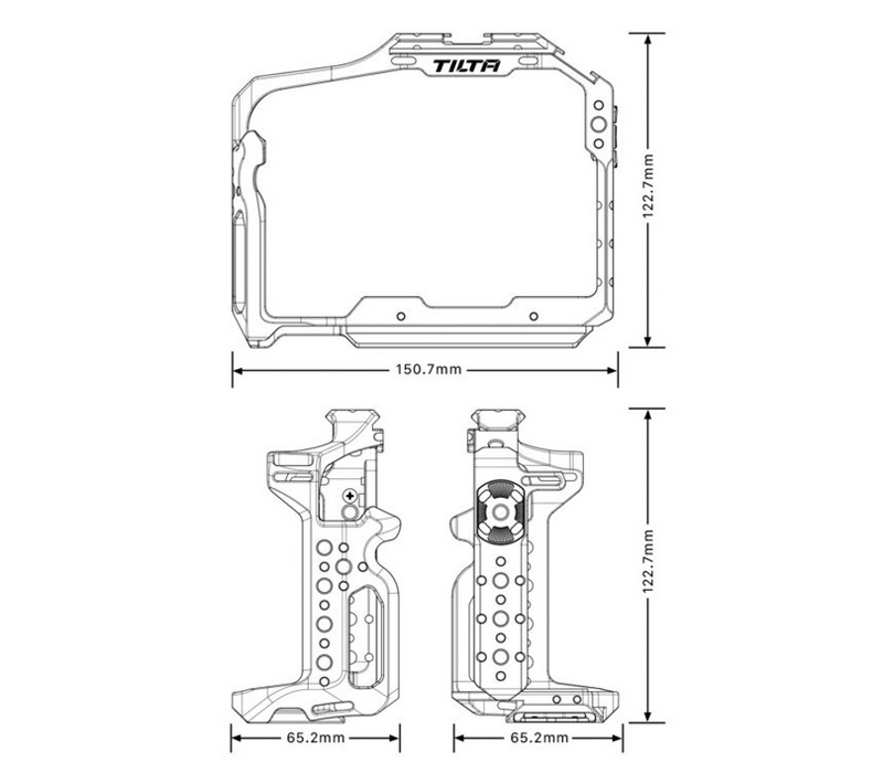 Клетка Tilta Full Camera Cage для Panasonic S5 II / S5 II X, титаново-серая