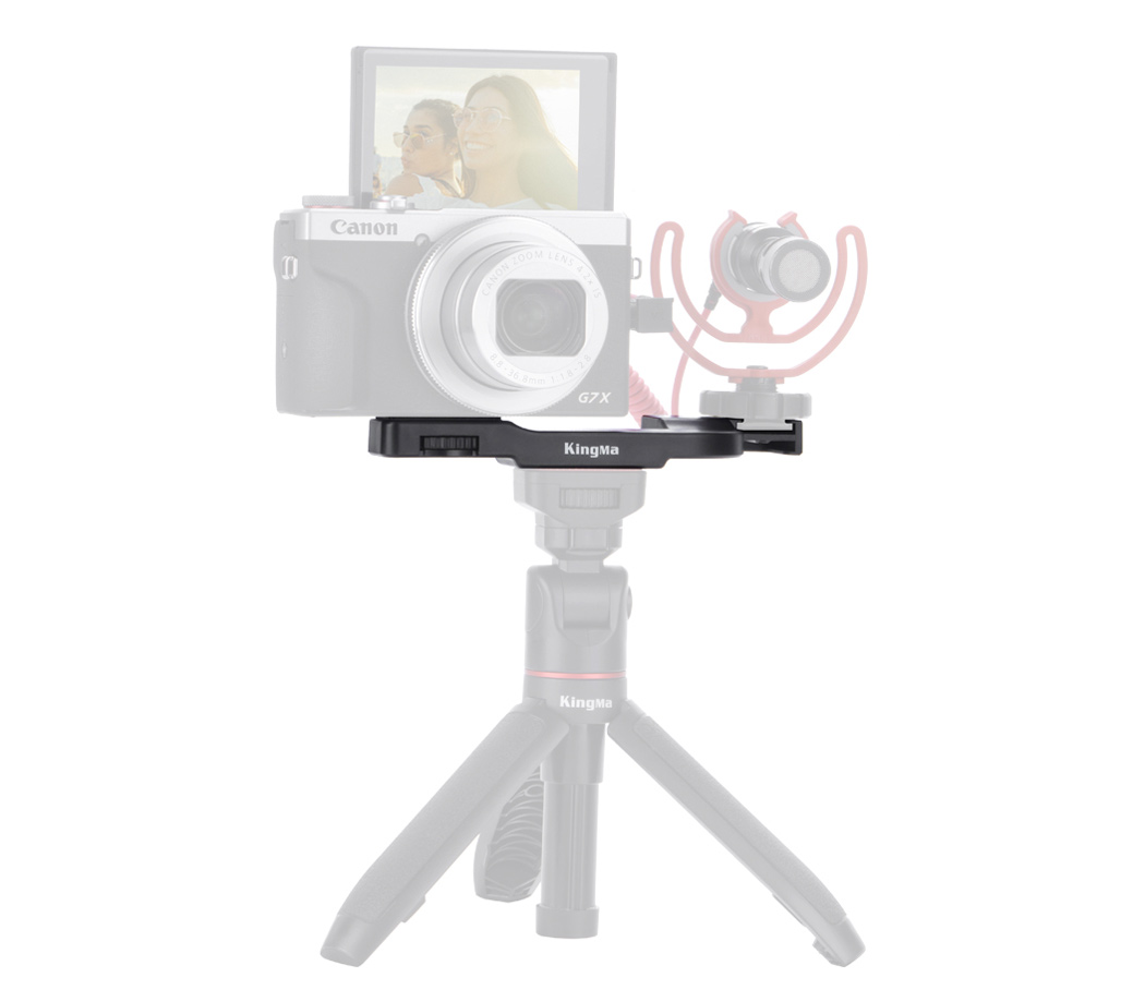 Удлинительная площадка Kingma VL014: 2 башмака + винт 1/4"