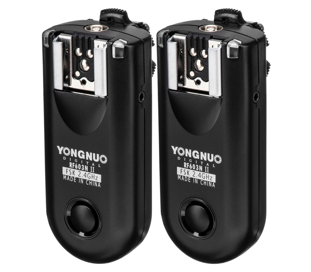 Трансивер + пульт ДУ Yongnuo RF-603N II N1 для Nikon, 1 пара