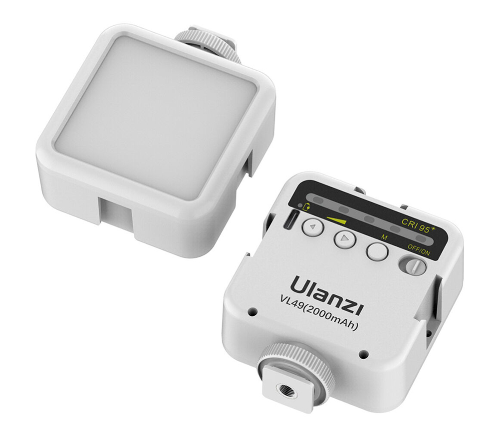Осветитель Ulanzi VL49 Mini LED Video Light, 6 Вт, 5500К, белый