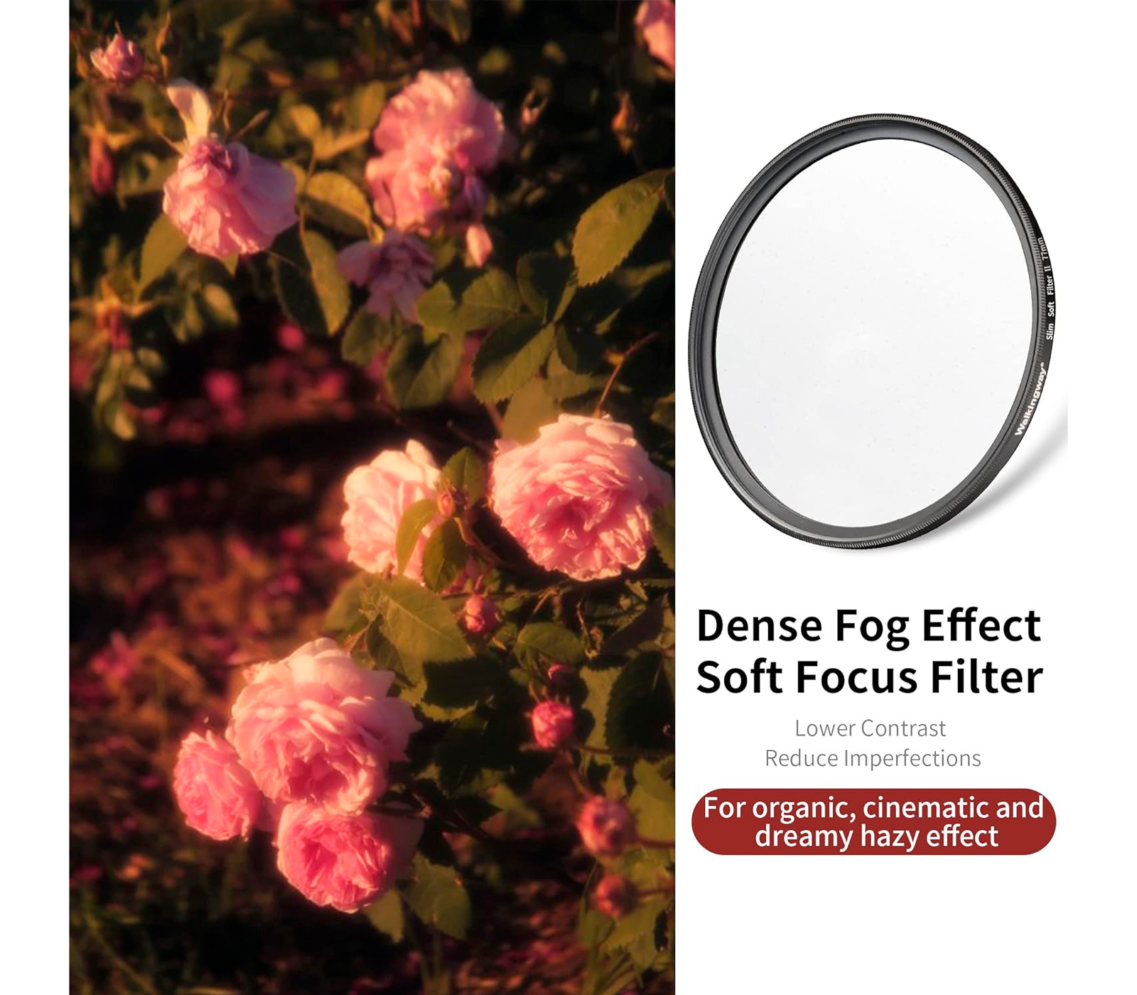 Светофильтр Walking Way Soft Focus Medium 49mm