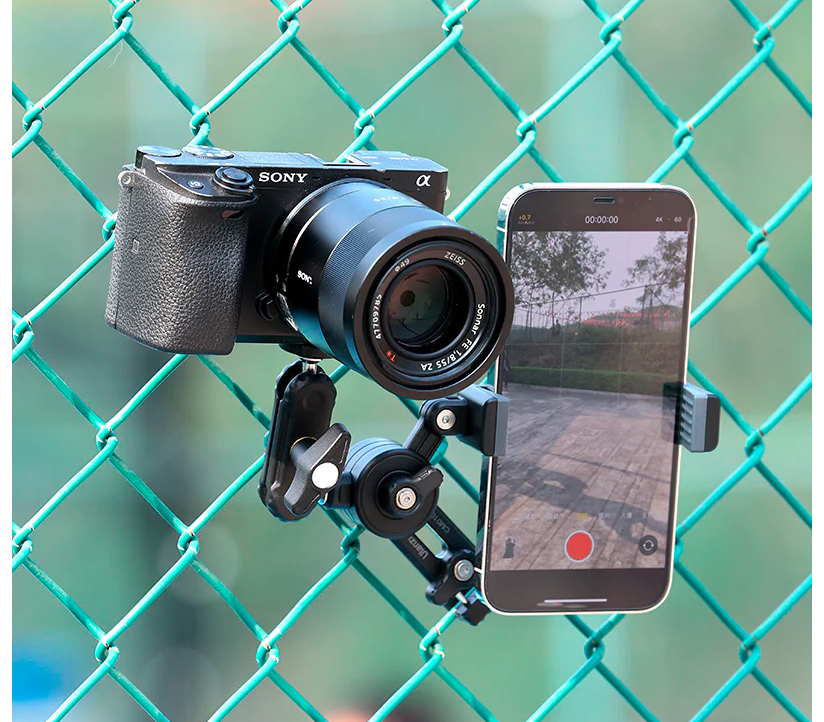 Крепление Ulanzi CM010 Baseball Fence Mount, для смартфона и камеры