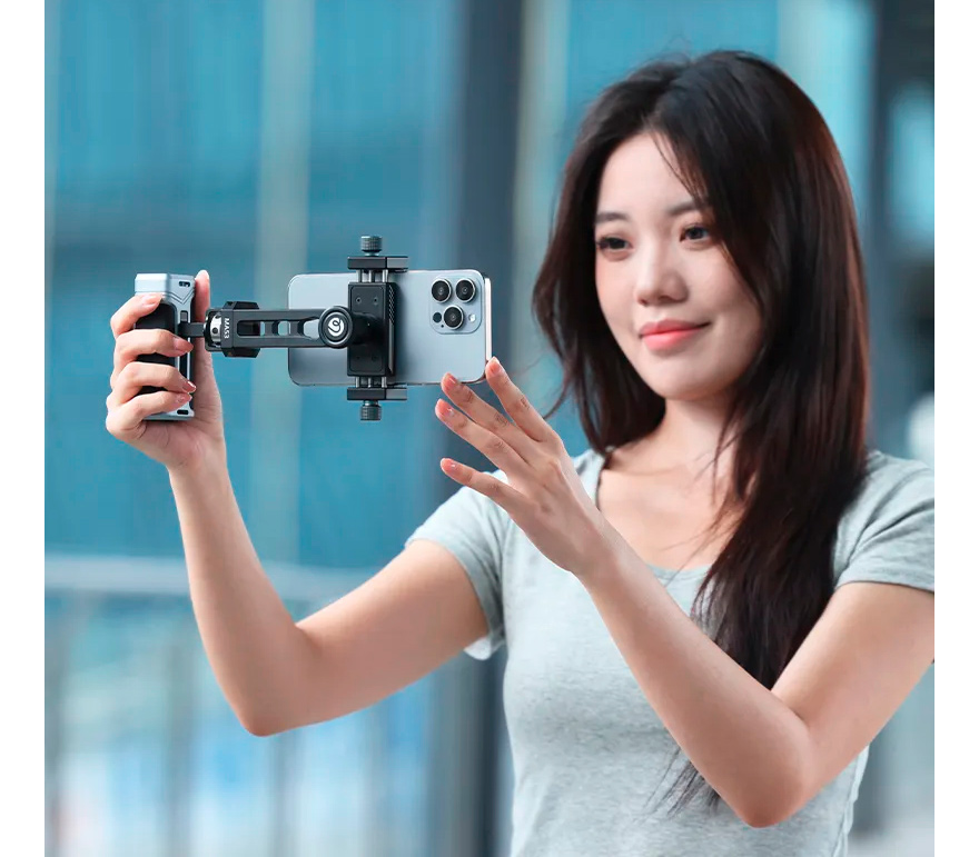 Держатель для телефона Ulanzi MA53, поворотный, с 2 башмаками, Arca Swiss