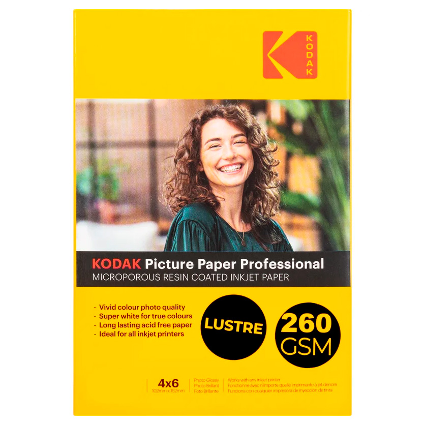 Фотобумага для струйной печати Kodak Picture Paper Professional Lustre, 10x15 см, 400 листов (KB46400SL)
