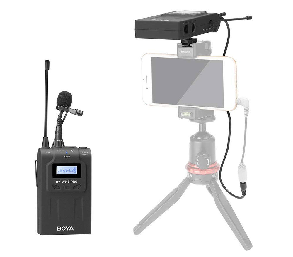 Беспроводная система Boya BY-WM8 Pro-K1, УВЧ