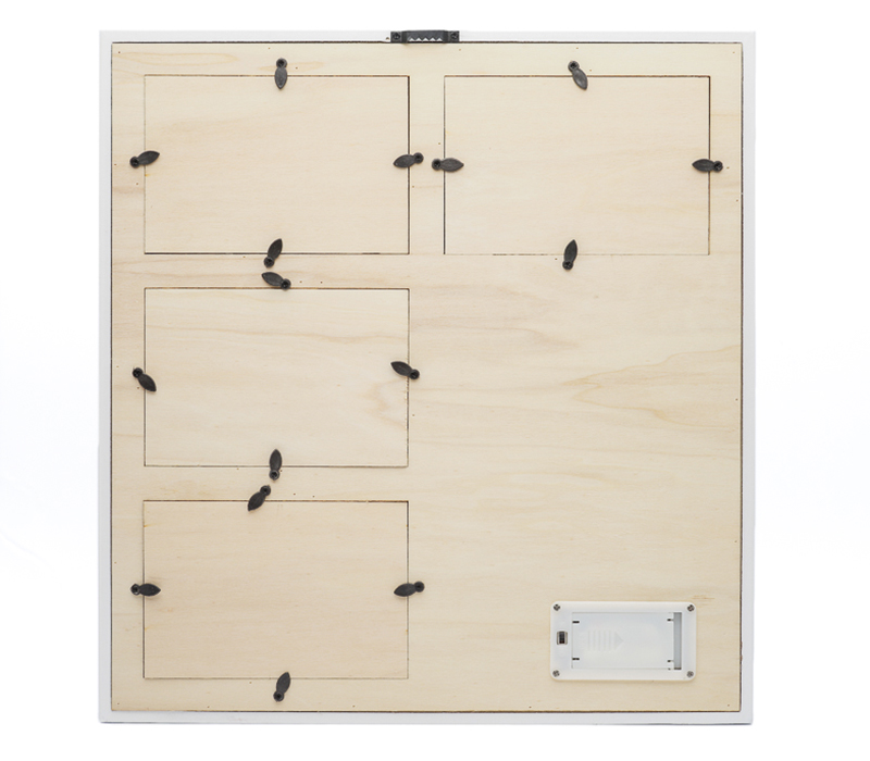 Мультирамка с подсветкой Fotografia на 4 фото 10x15 см, "Love you..." (FFL-822)