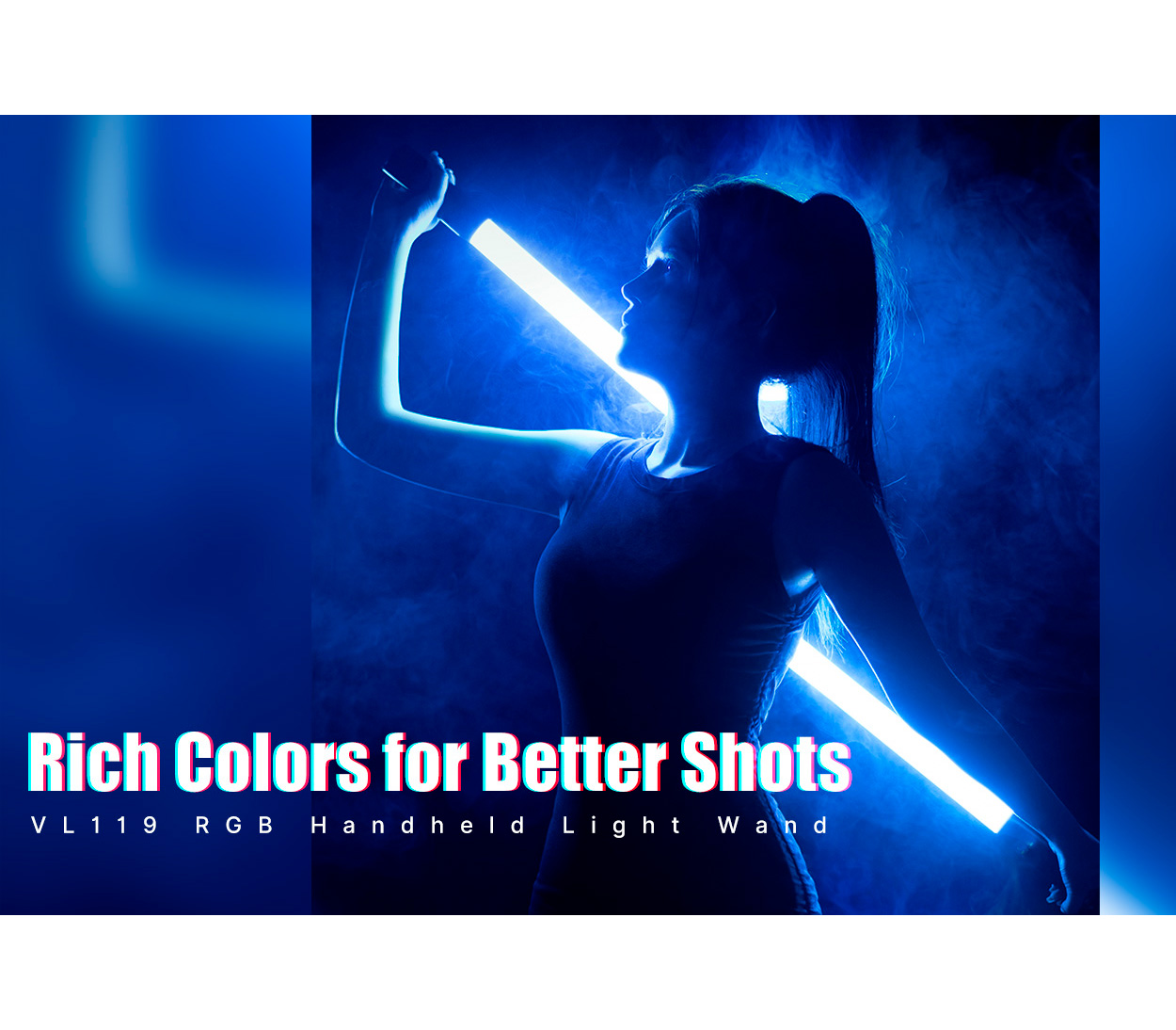 Светодиодный осветитель Ulanzi VL119 RGB, 7.5 Вт,  2500-9000K