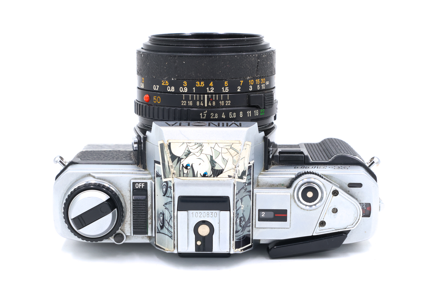 Зеркальный фотоаппарат Minolta X-300 + MD 50mm f/1.7 (состояние 5-) (б/у)