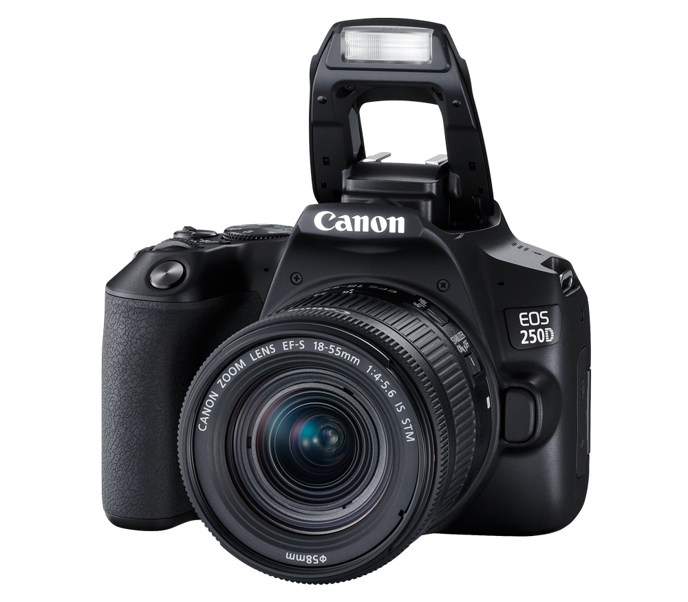 Зеркальный фотоаппарат Canon EOS 250D Kit 18-55mm IS STM черный