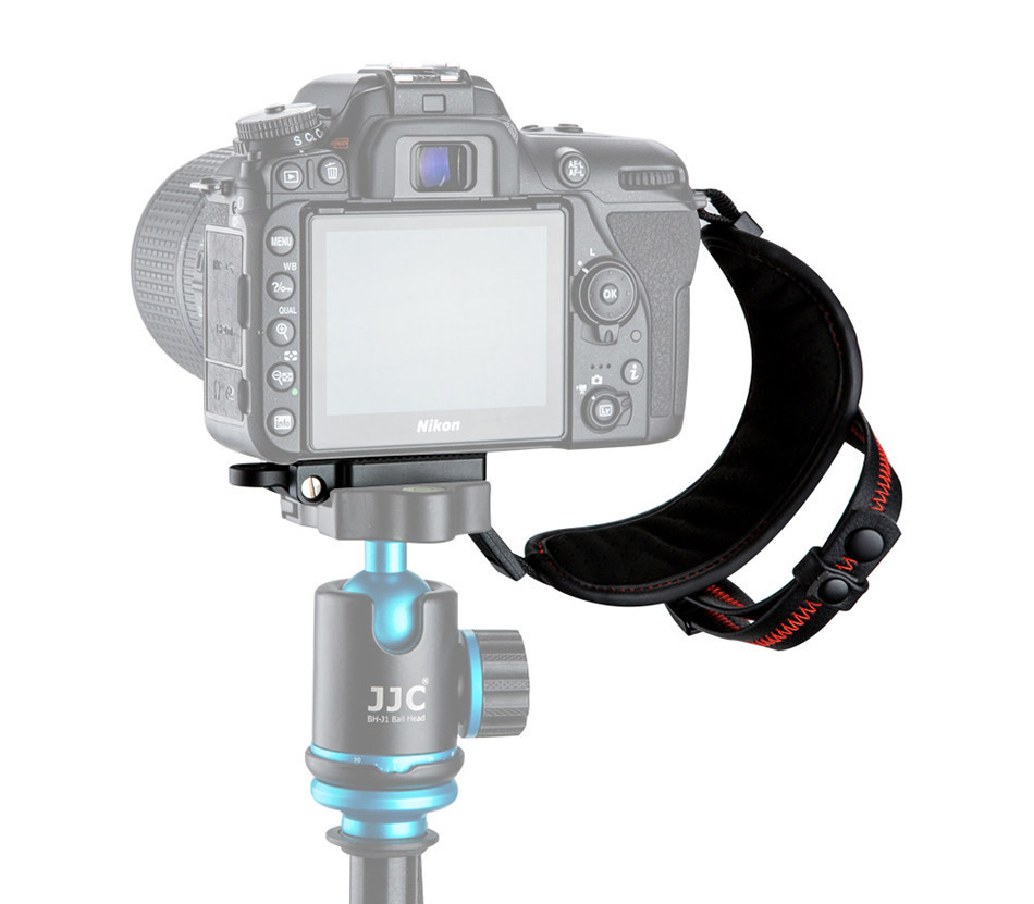 Ремень JJC HS-PRO1M Red, кистевой, с площадкой Arca-Swiss, красный