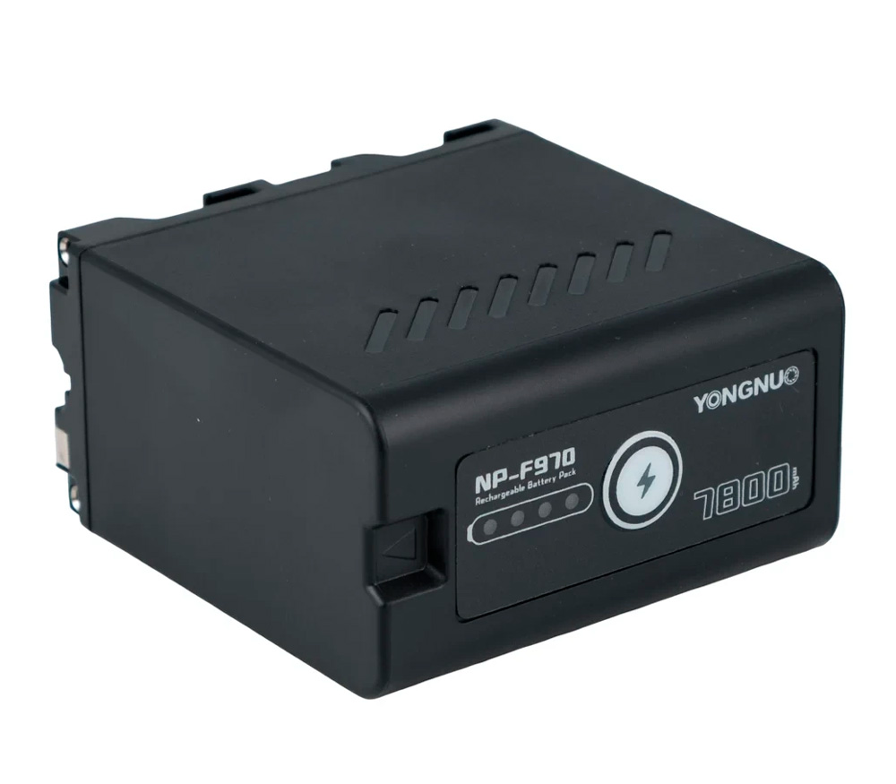 Аккумулятор Yongnuo NP-F970 7800 мАч, со встроенным зарядным устройством, USB-C