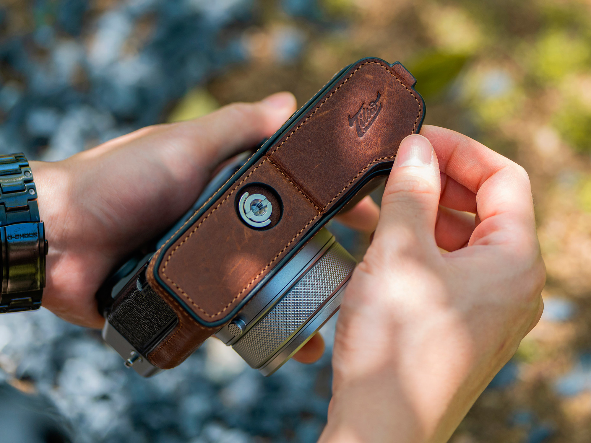 Чехол Tilta Leather Camera Case для Fujifilm GFX100RF, коричневый