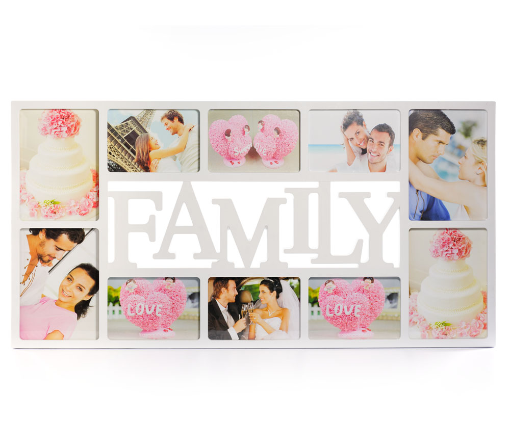 Мультирамка Fotografia на 10 фото (FFC-1016) белая