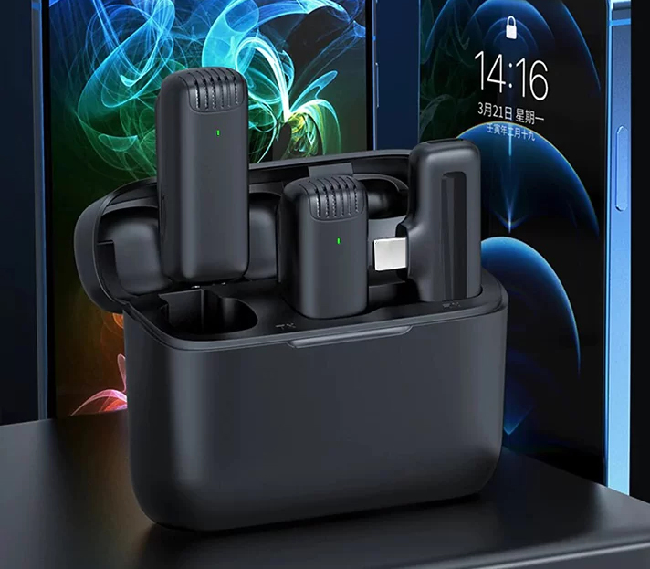 Беспроводная система Ulanzi J12 Lavalier, 2.4 ГГц, TX+TX+RX, USB-C, чёрный (уцененный)