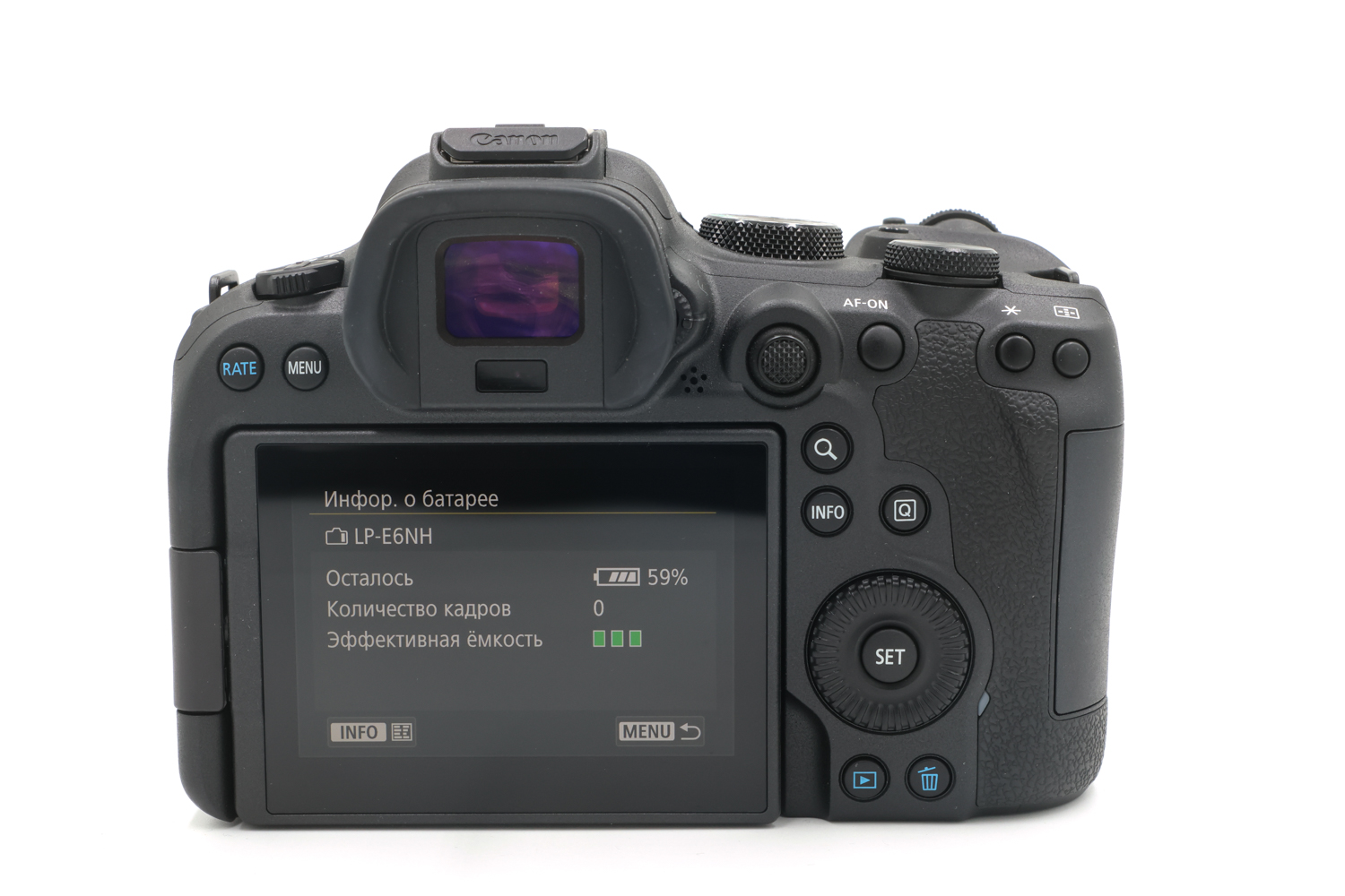 Беззеркальный фотоаппарат Canon EOS R6 Mark II Body (состояние Like New) (б/у)