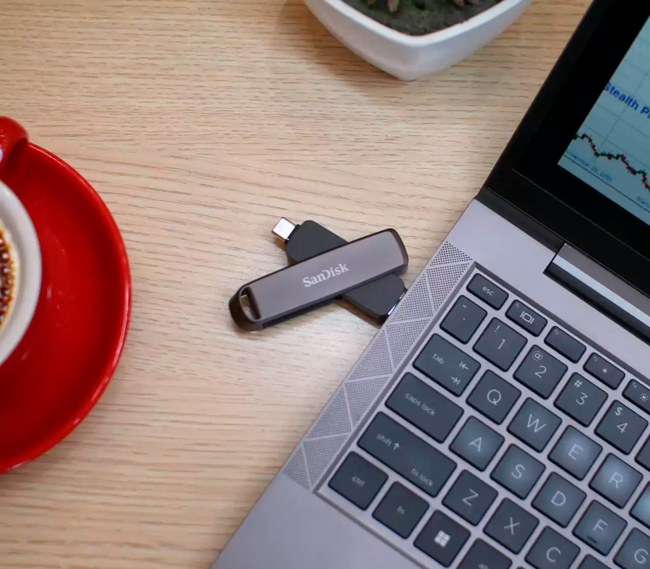 USB накопитель SanDisk USB3.2 Type-C Flash 2TB Extreme Pro Dual Drive R1000/W900 Mb/s
