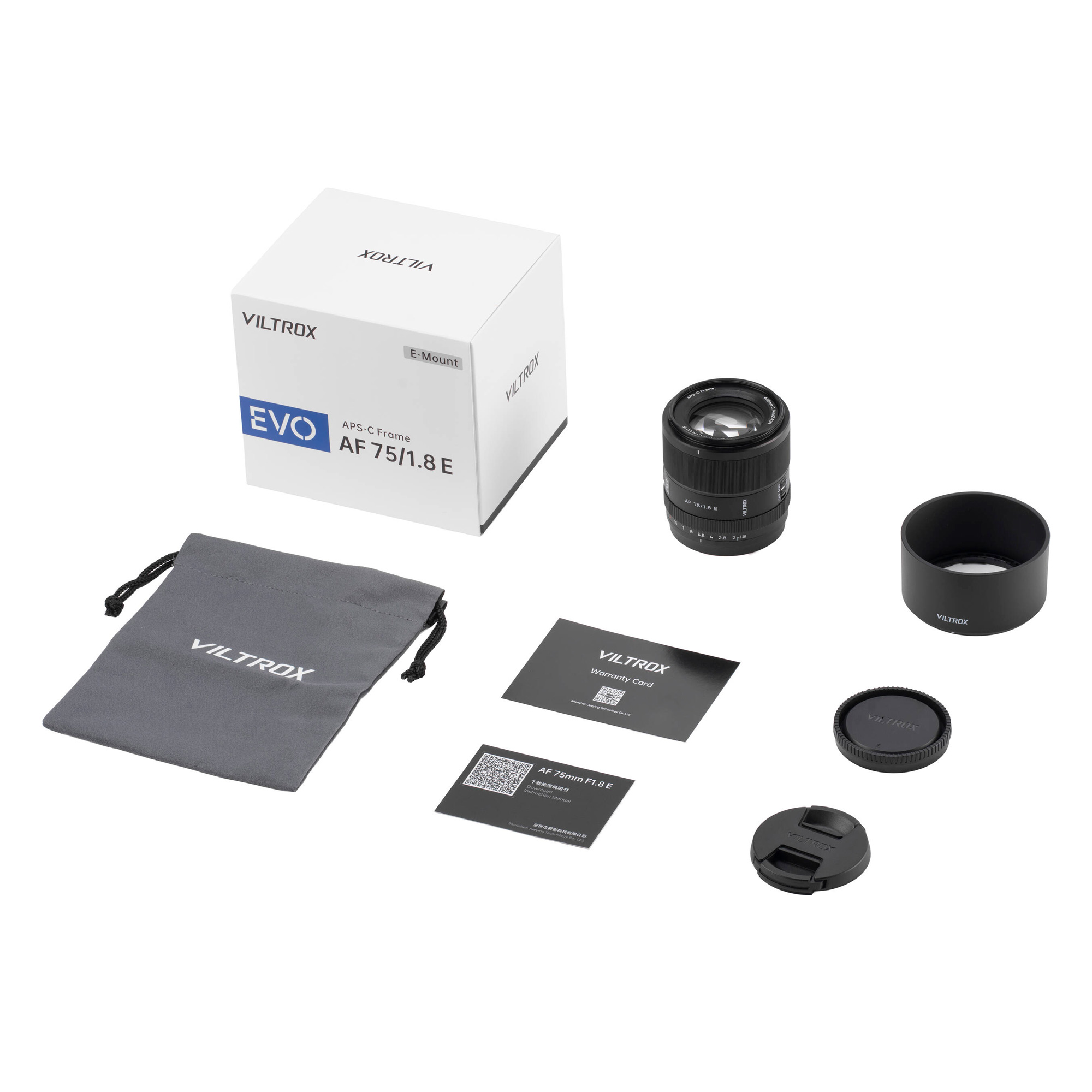 Объектив Viltrox AF 75mm f/1.8 Evo Sony E (APS-C)