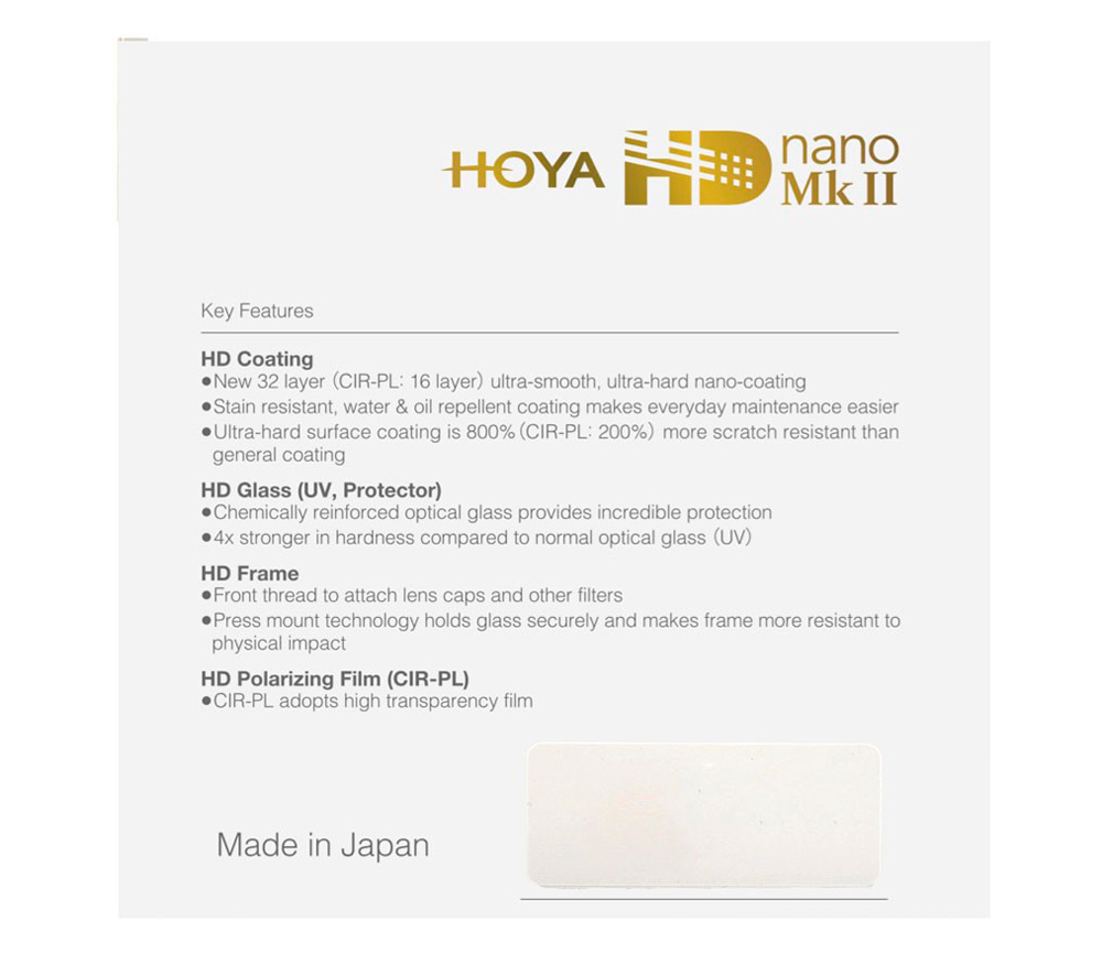 Светофильтр Hoya PL-CIR HD Nano II 49mm