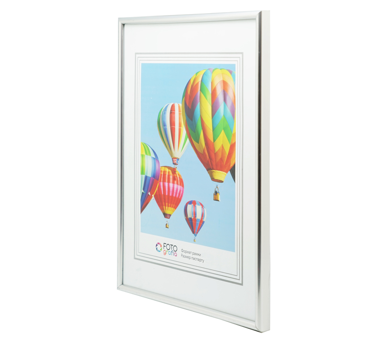 Фоторамка Fotografia А4 (21x29.7 см), серебристая