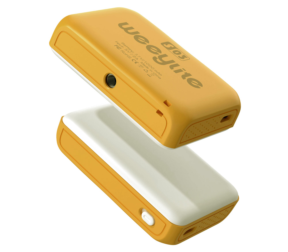 Осветитель Viltrox Weeylite S03, светодиодный, 2800-6800К, RGB, 4 Вт, желтый (уцененный)