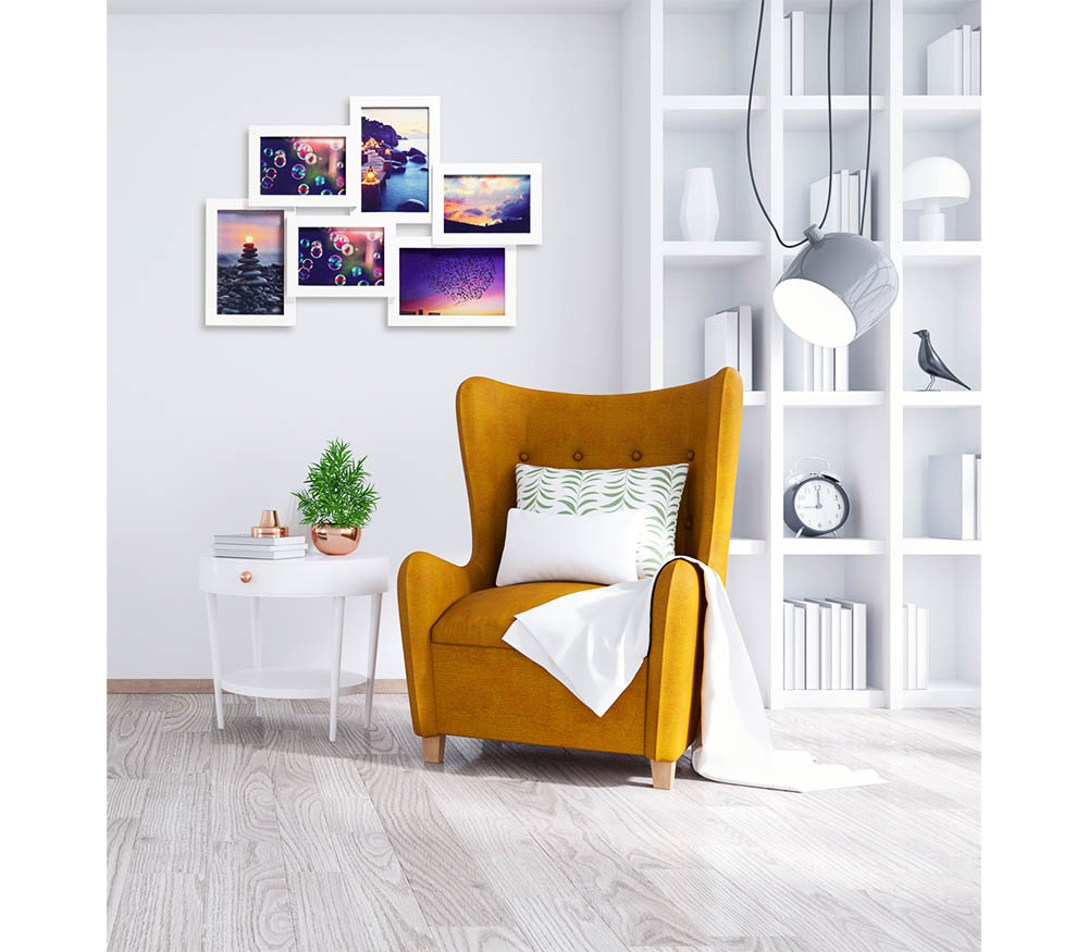 Мультирамка Fotografia на 3х 9х13 см + 3х 10х15 см, белая (FFC-1015)