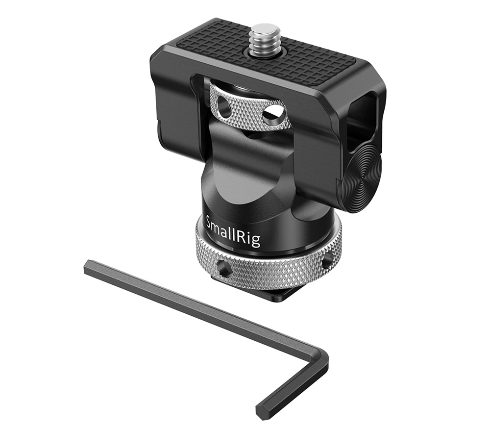 Держатель монитора SmallRig BSE2346B наклонно-поворотный, до 1.2 кг, в башмак