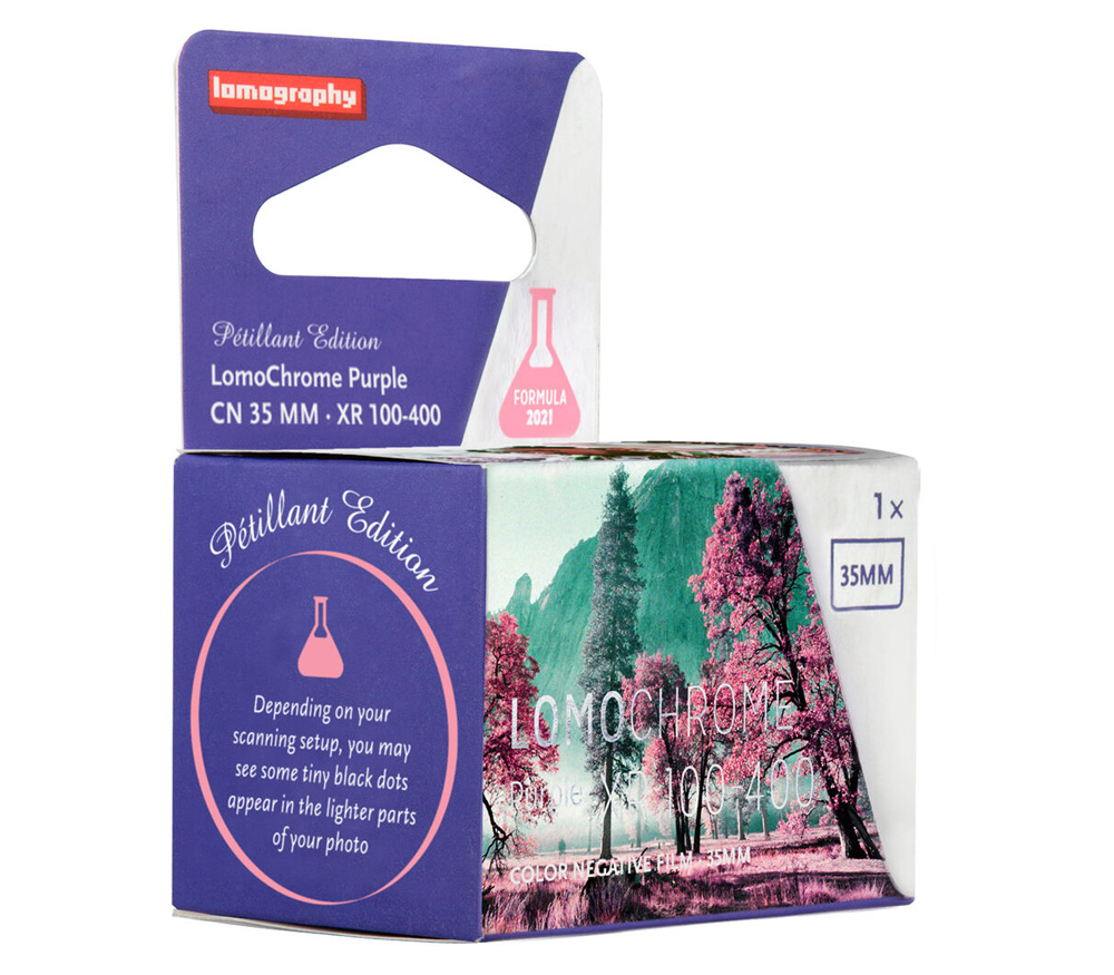 Фотопленка Lomography LomoChrome Purple Pétillant 135, ISO 100-400