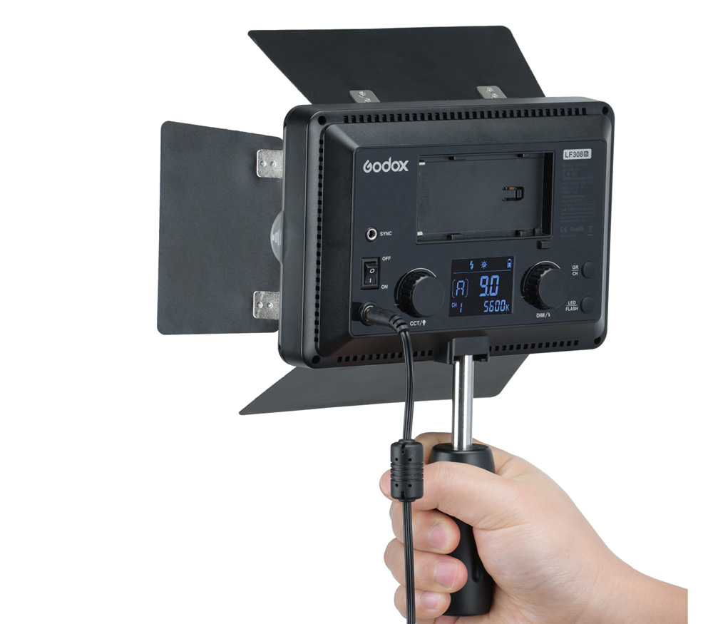 Осветитель Godox LF308BI, светодиодный, 3300-5600К, 18 Вт, функция вспышки