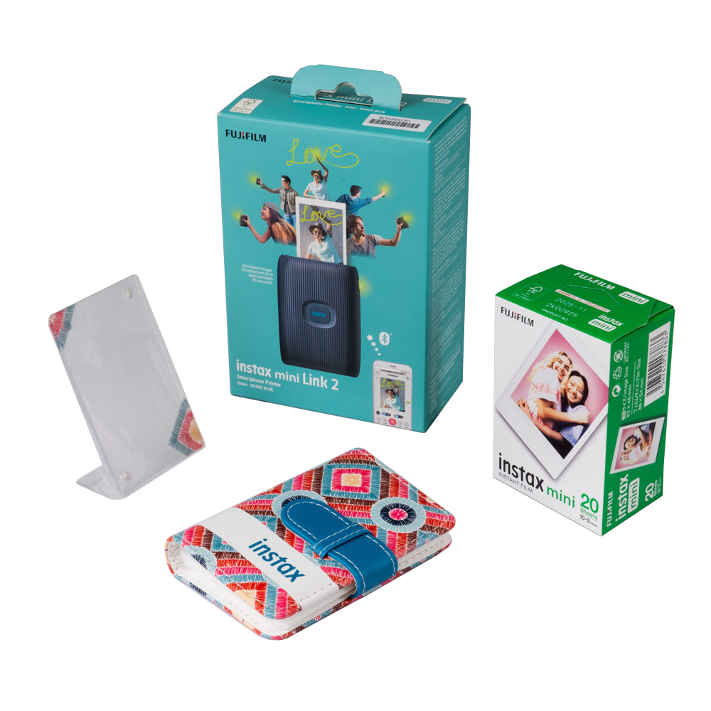 Фотопринтер Fujifilm Instax Mini Link 2 Gift Box - Space Blue