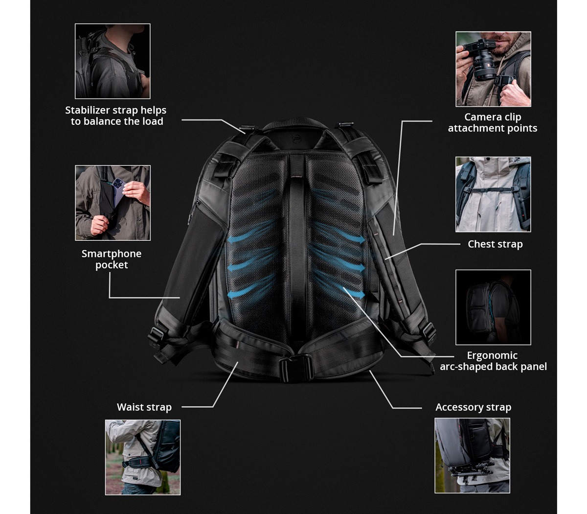 Рюкзак PGYTECH OneMo 2 35L Space Black