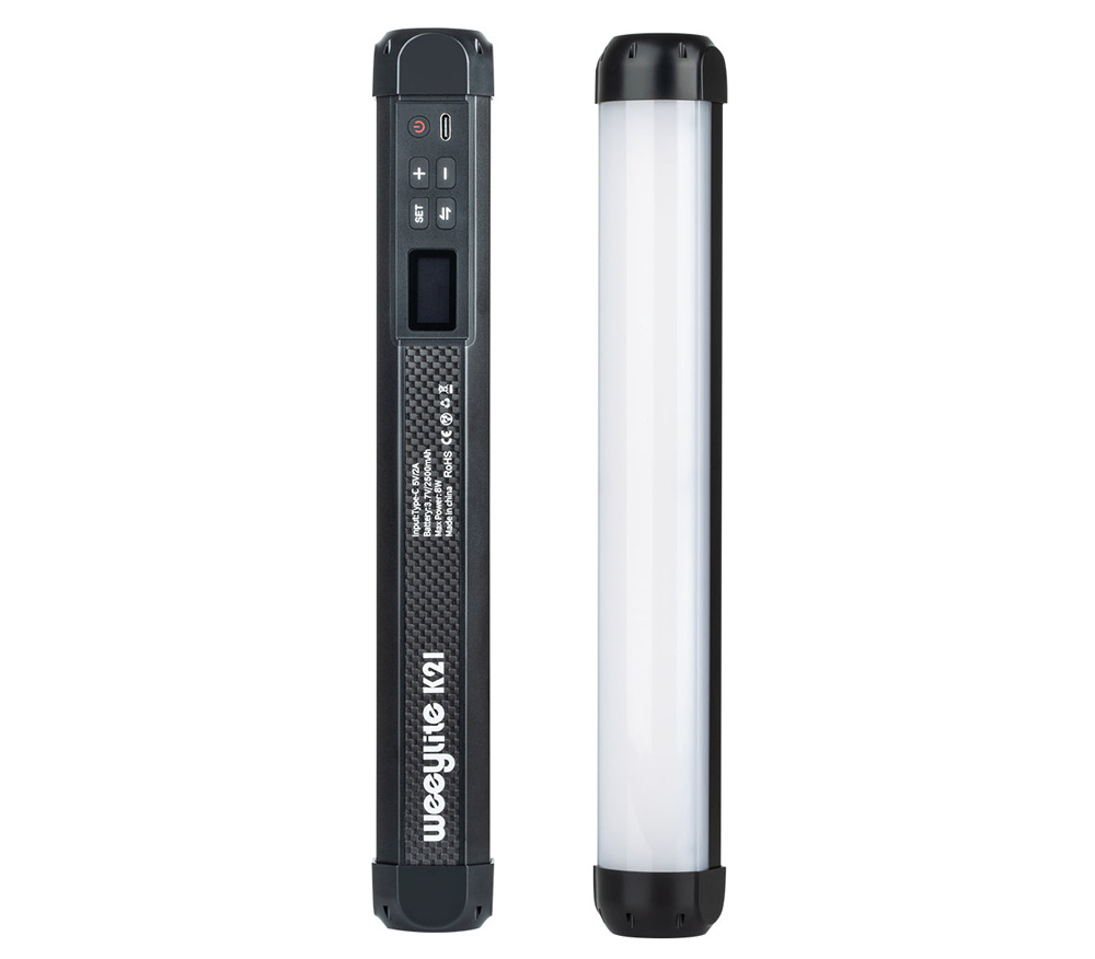 Осветитель Viltrox Weeylite K21, светодиодный, 2500-8500К, RGB, 8 Вт