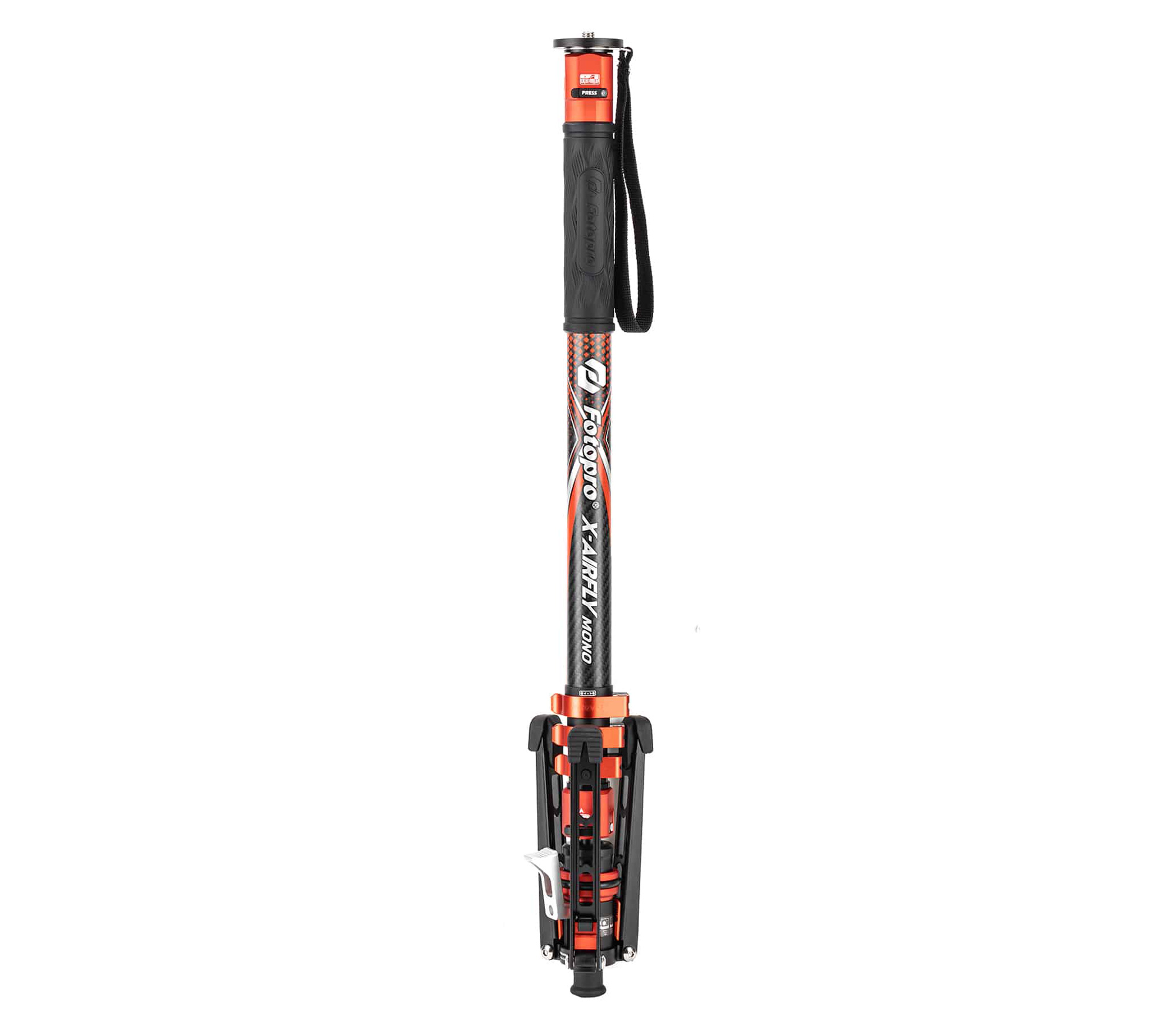 Монопод Fotopro X-Airfly Mono Orange, карбоновый, до 10 кг