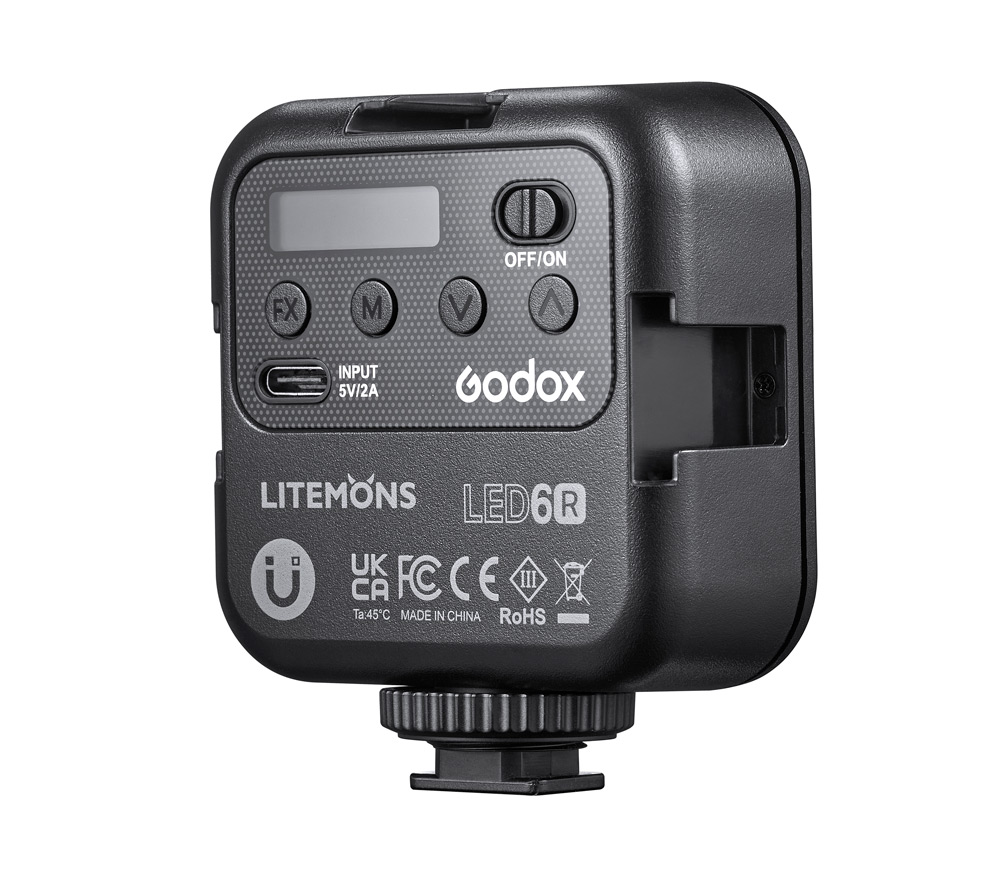 Осветитель Godox LITEMONS LED6R RGB, 6Вт, 3200K - 6500K, светодиодный