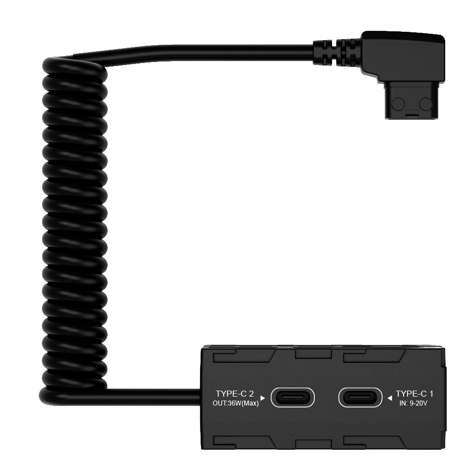Адаптер питания SWIT DB-DF570, двусторонний вход/выход USB-C PD и D-Tap