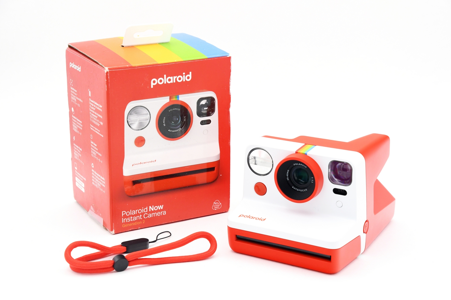 Фотоаппарат моментальной печати Polaroid Now Gen 2, красный (состояние 5) (б/у)