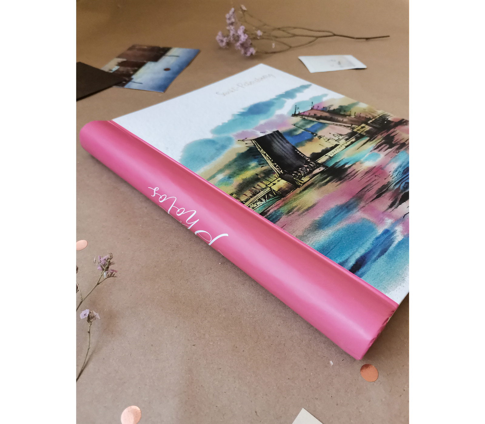 Фотоальбом Полином 20 листов 23х28 см, магнитный, «Разводные мосты»