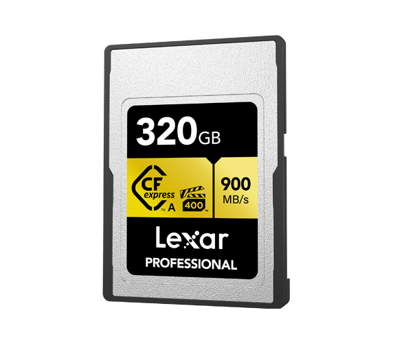 Карта памяти Lexar CFexpress Type A 320GB Professional GOLD Series (R900/W800)