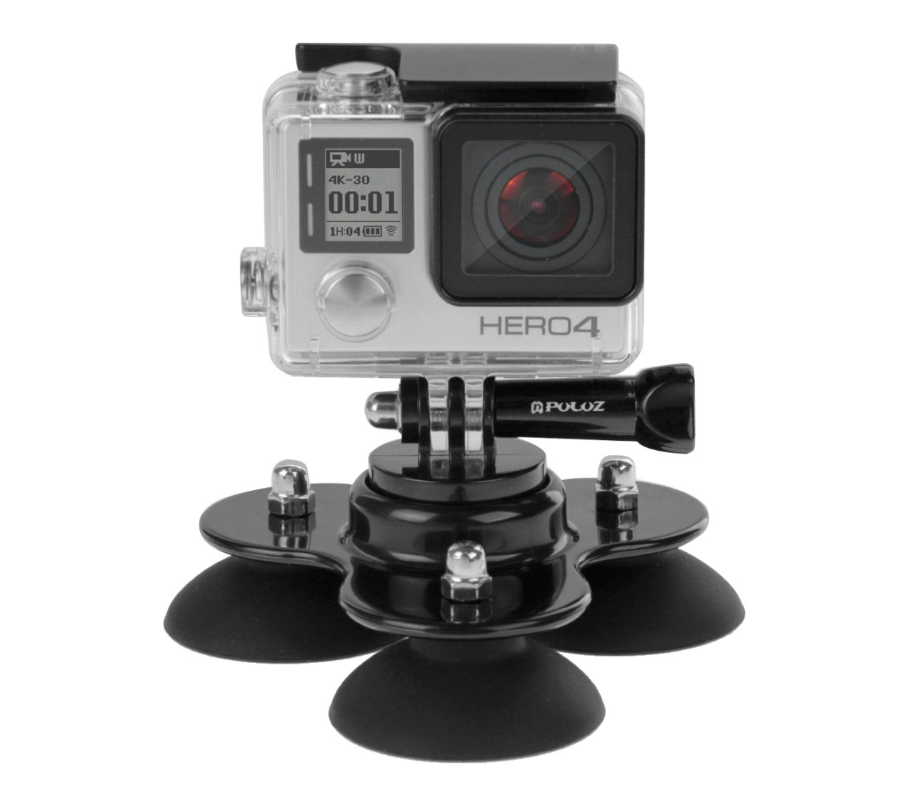 Присоска для экшн-камер Puluz PU164B Triangle Suction Cup Mount