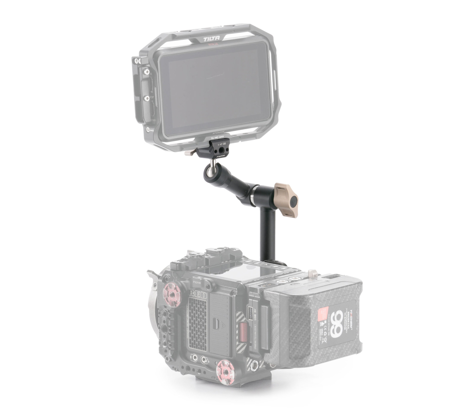 Шарнирный кронштейн Tilta Pro Articulating Arm with Dual NATO Attachments, 24 см, до 5 кг