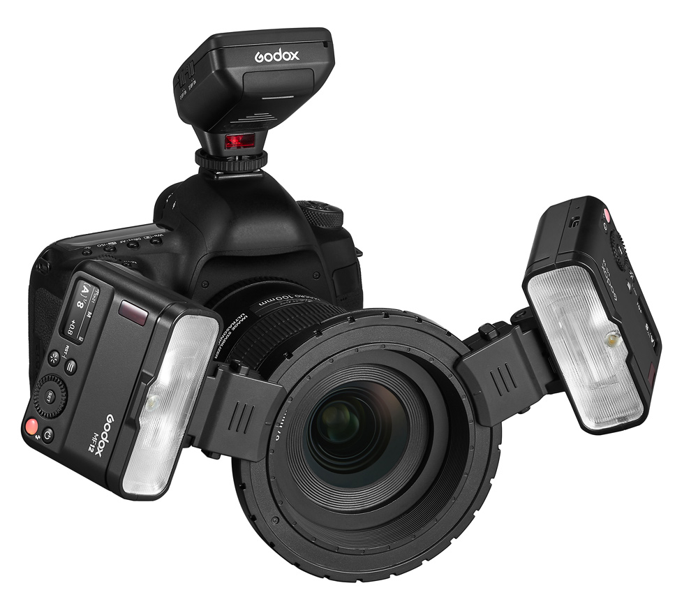 Макровспышка Godox MF12-K2, TTL, универсальная