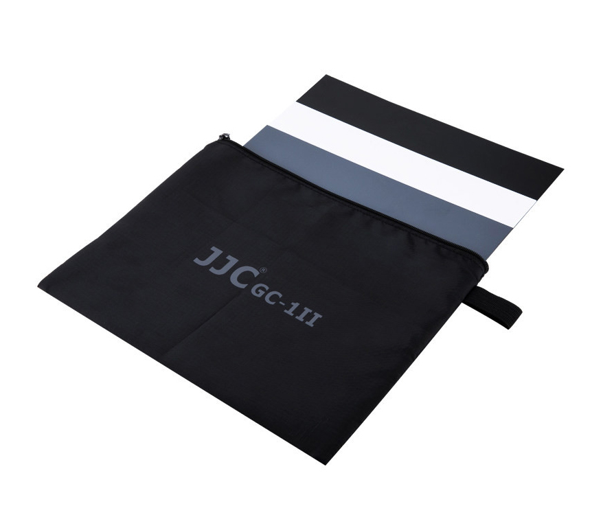 Набор карточек JJC GC-1II, для установки баланса белого, 254 х 202 мм, 3 шт, в чехле