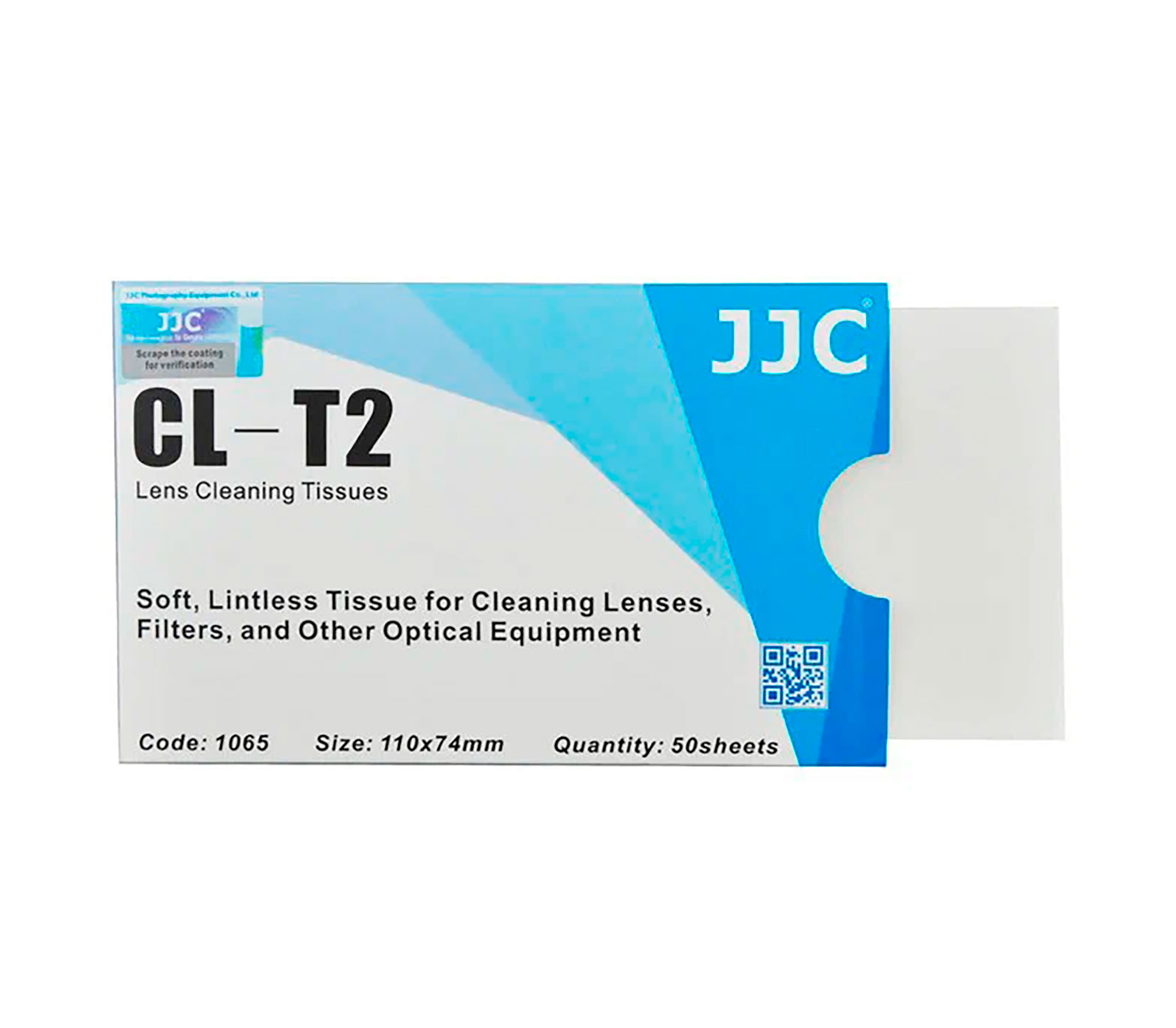 Салфетки JJC CL-T2 для оптики, 50 шт