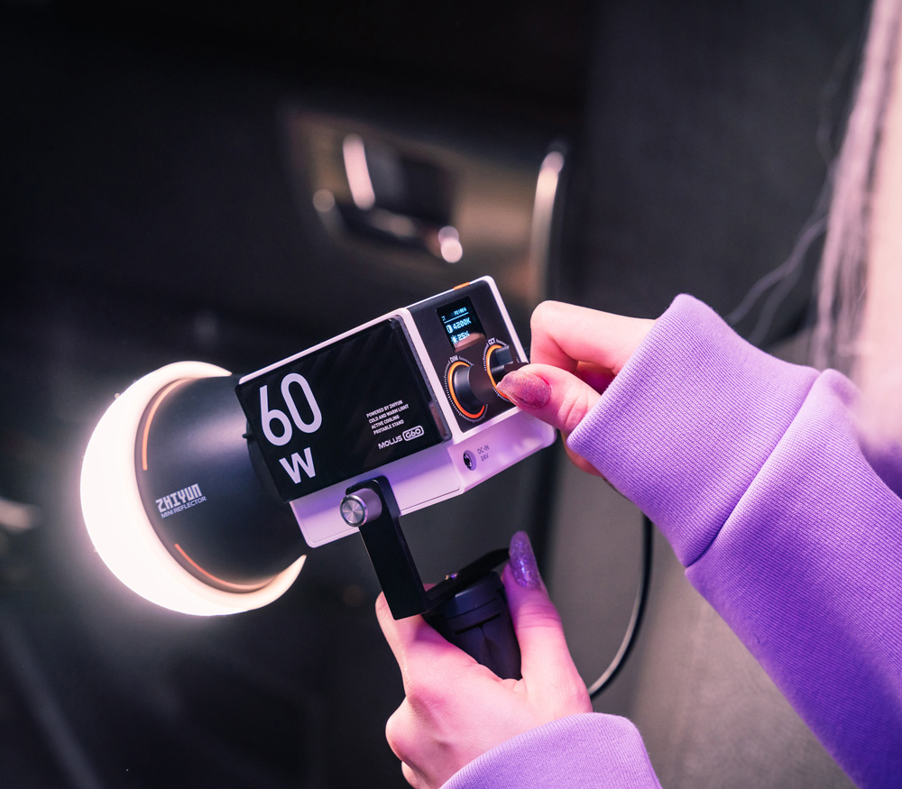Осветитель Zhiyun Molus G60 Standard Kit, светодиодный, 60 Вт, 2700-6500К