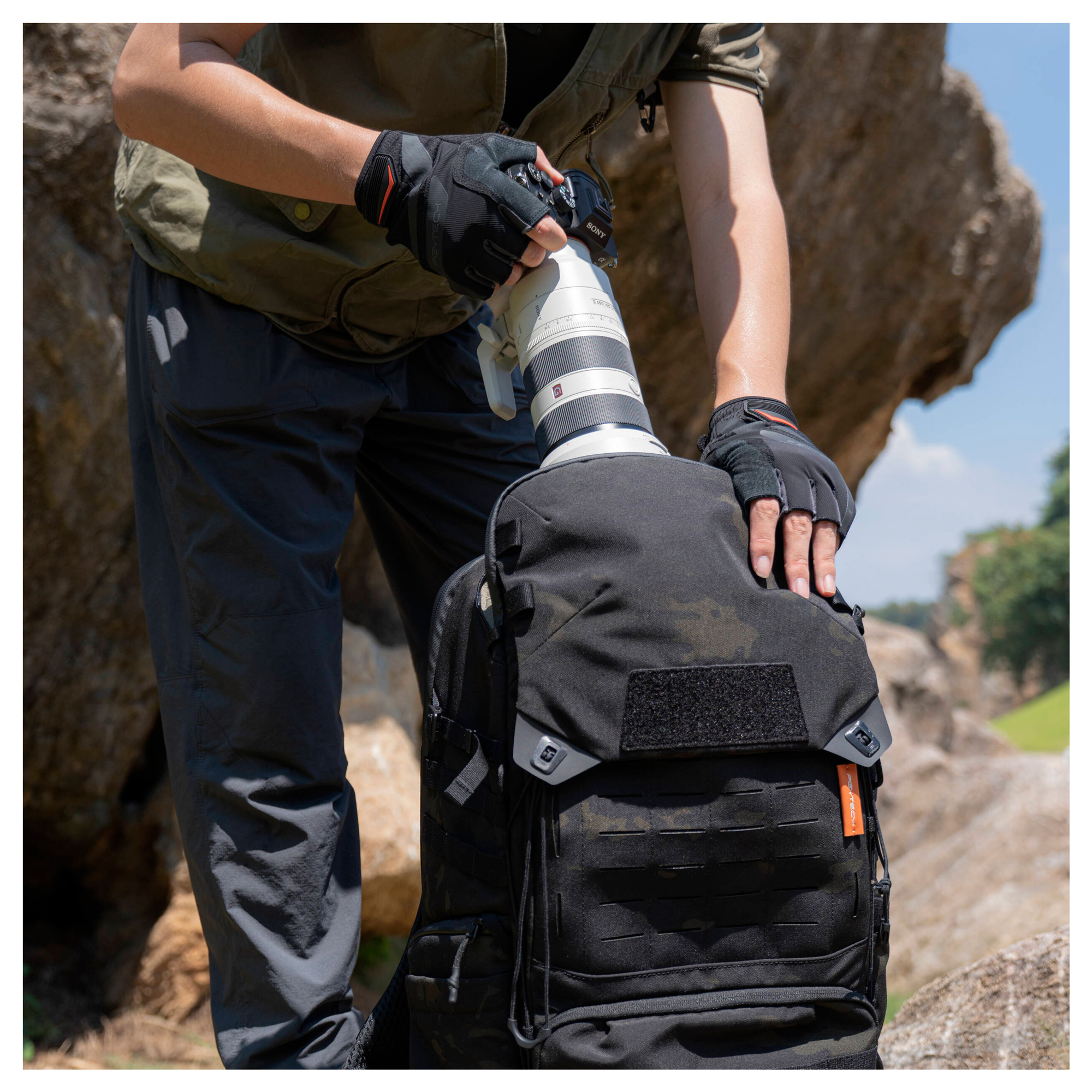 Рюкзак PGYTECH OneMo Tactical Backpack 35L, цвет Dark Night Camo