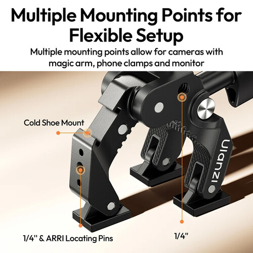 Зажим Ulanzi CO78 Super Clamp Kit, винт 1/4", до 1 кг