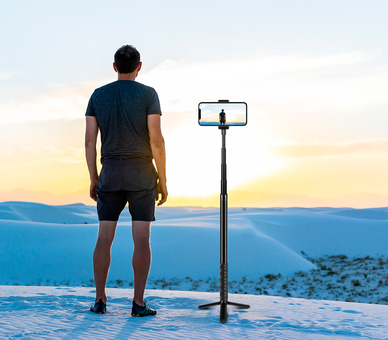 Монопод для селфи Puluz PU816 Selfie Stick, длина до 150 см