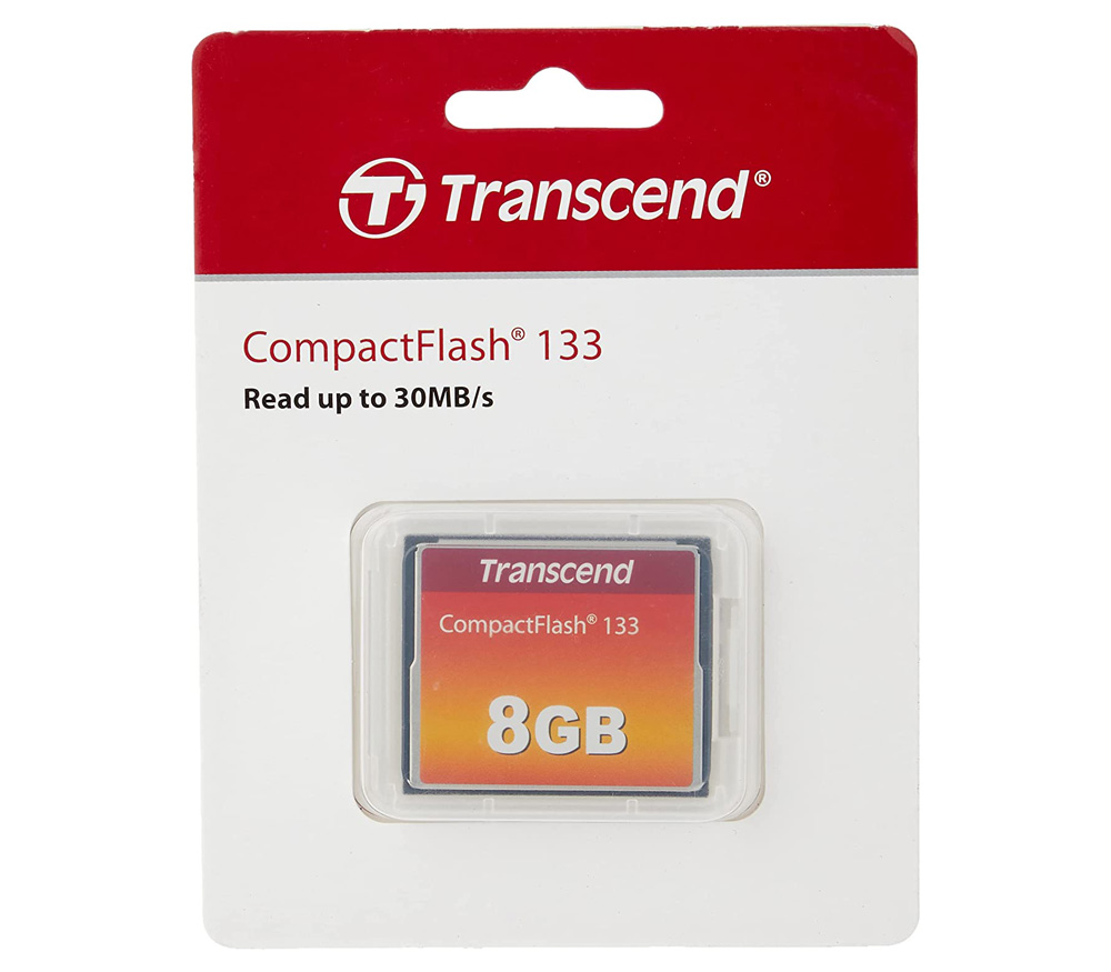Карта памяти Transcend CompactFlash 8GB 133x Ultra Speed (TS8GCF133)