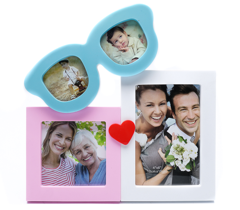 Мультирамка Fotografia 4 фото (10х15 + 10х10 + 2х 5х5 см), сердце