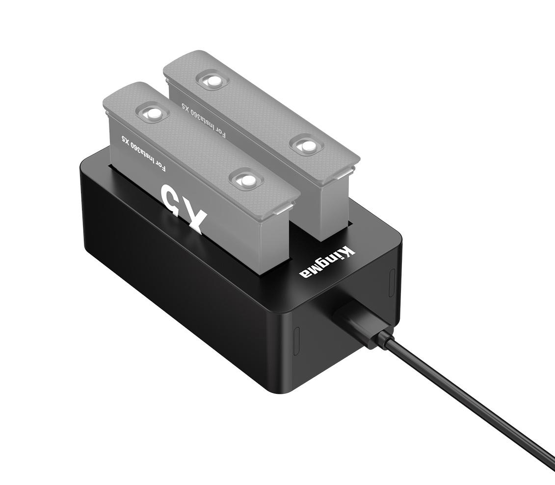 Зарядное устройство Kingma BM072 для 2х аккумуляторов Insta360 One X5